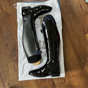 Kingsley Capri Urango Black Glossy
Equestrian Tall Horse Show Boots New with Box